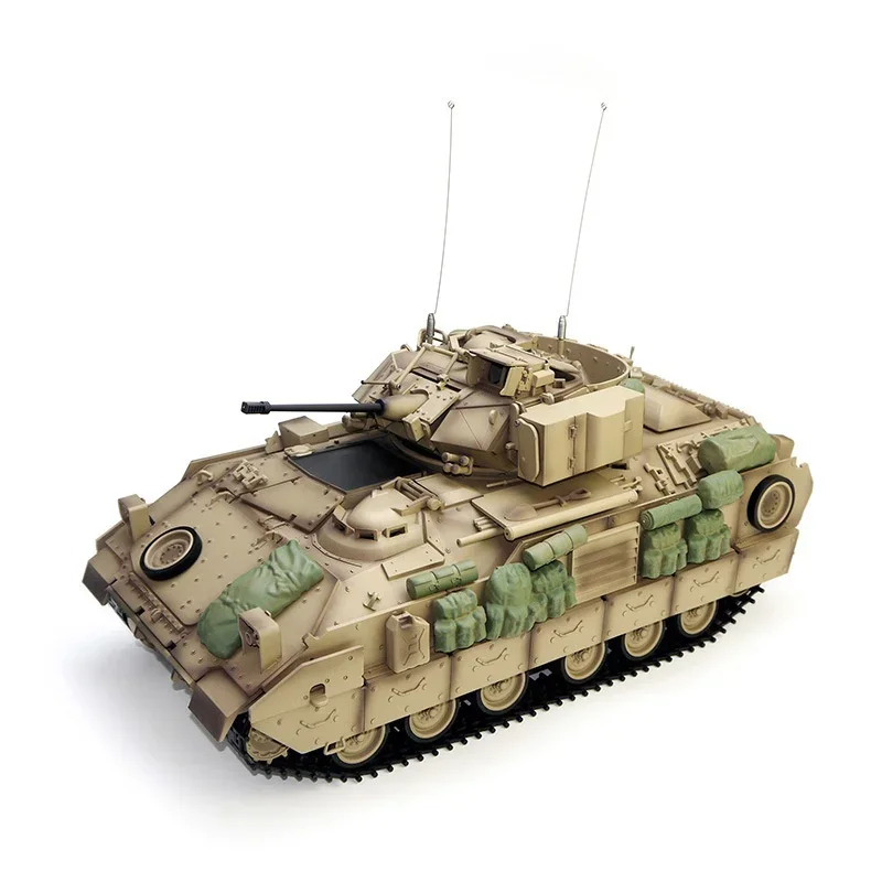 Bradley 1/16 Remote Control M2a2 Model Acoustic And Visual Remote Control Tank 2.4g Smoking Infantry Tank Td Second Generation