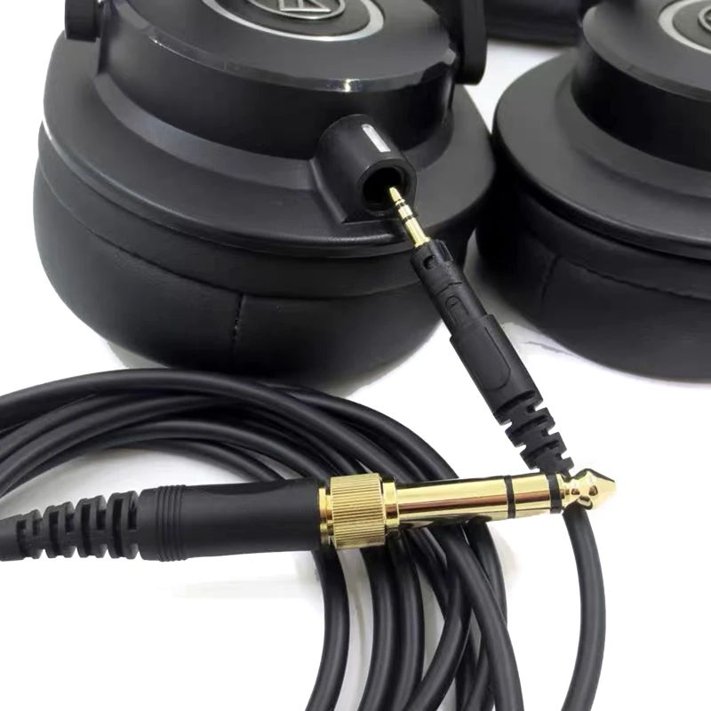 3.5mm Extended Headphone Cable Compatible with ATH M50X M40X Earphone Lines 3.5mm Auxiliary Cable Replacement Cables