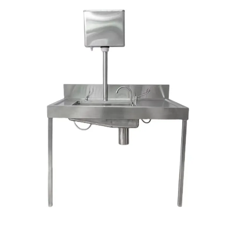 for 304 stainless steel hopper inclined sluice sink surgical hand washing sink independent medical sink