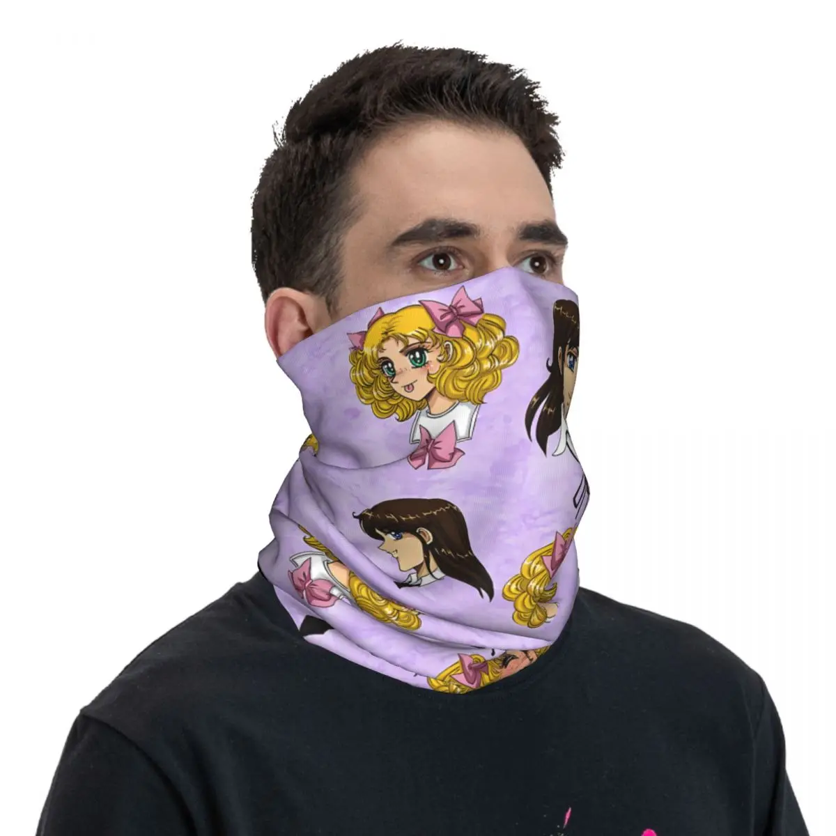 Good Friends Scarf Neckerchief Neck Face Mask Polyester