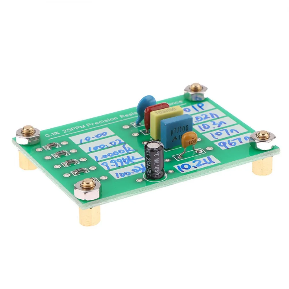 

Precision Resistance Reference Board Used with AD584 LM399 to Calibrate and Calibrate Multimeters 10V Voltage Reference Board