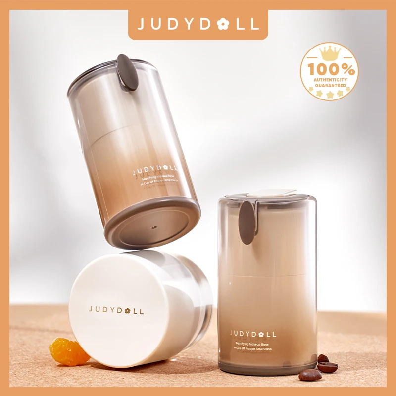 Judydoll 아이스 아메리카노 메이크업 프라이머 – 지성 피부를 위한 수분 공급 및 오래 지속되는 모공 흐림 모이스처라이징 베이스