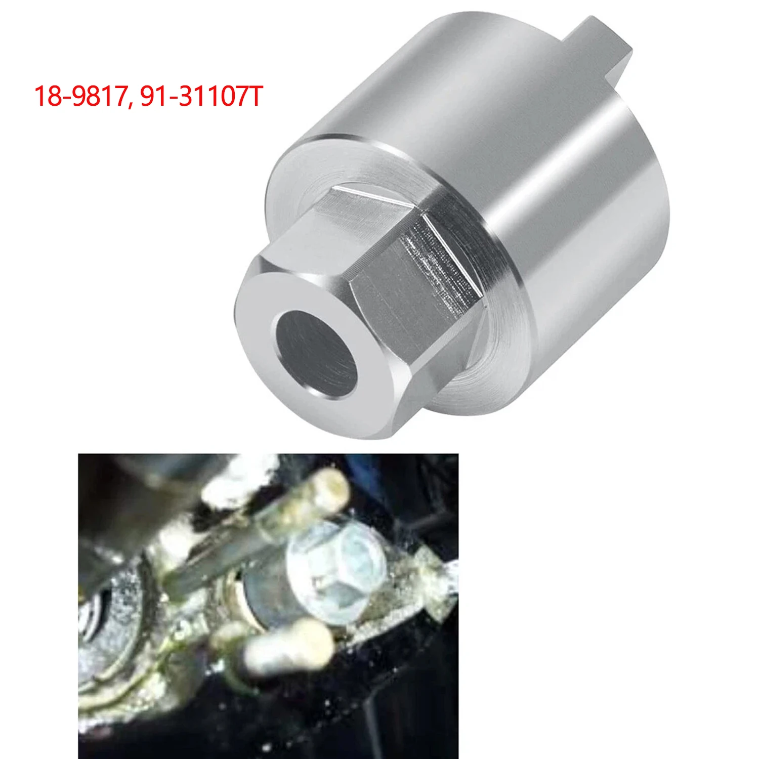 

Shift Shaft Bushing Tool 18-9817, 91-31107T Fit for Mercury Mariner Mercruiser Alpha One Generation I sterndrives Outboards