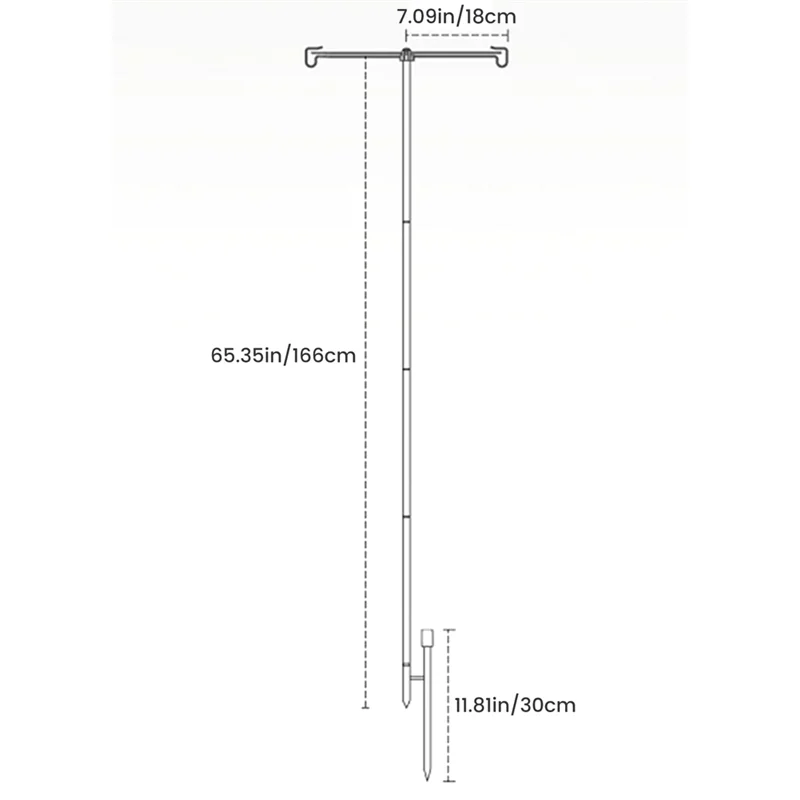 Classy-Shinetrip Light Pole Portable Wood Color Aluminum Alloy Outdoor Camping Picnic Fishing BBQ Lantern Stand