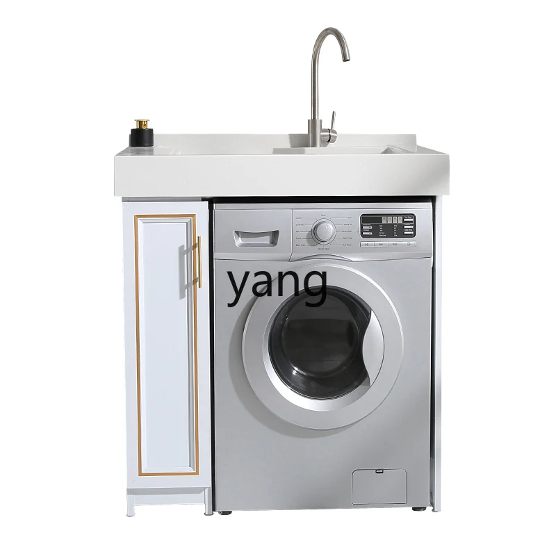 

LMM Aluminum Alloy Bathroom Cabinet Integrated Combination Drum Washing Machine Cabinet