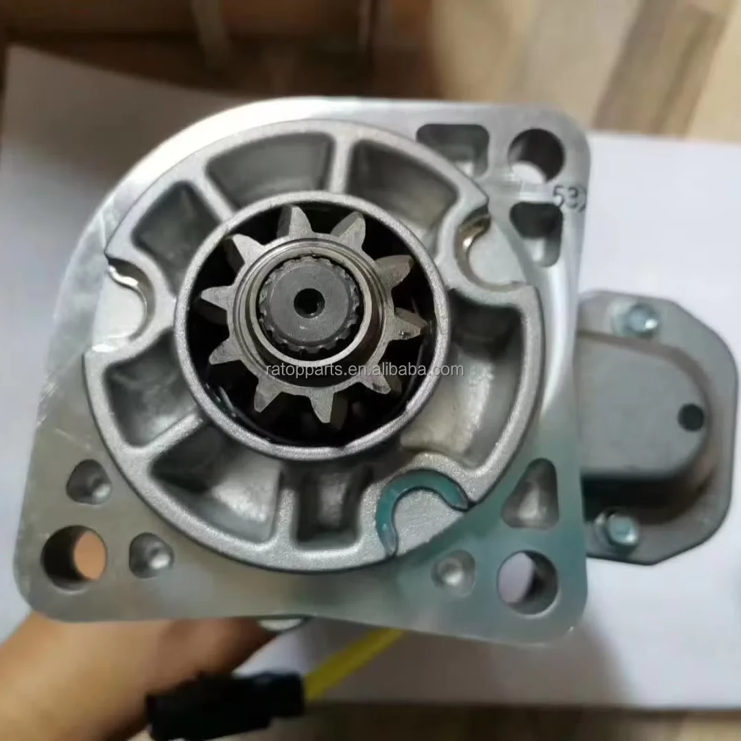 

332-4624 3324624 Electric Excavator Starter Motor 24V 4.5KW 10T Starting Motor for E312E 314E 316E 318E Excavator