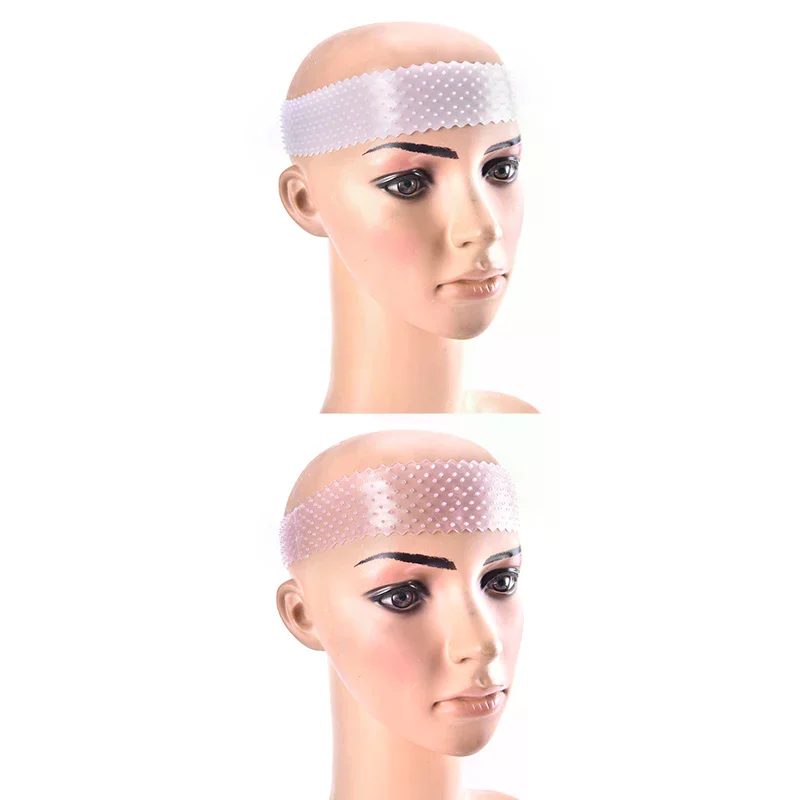 Non Slip Wig Grip Headband Transparent Silicone Wig Band Wig Secure Wig Gripper For Daily Use