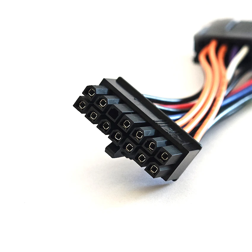 

24Pin To 14Pin Power Supply Cord Adapter Cable 24P To 14P For Lenovo For IBM Laptop Power Supply Adapter 18AWG