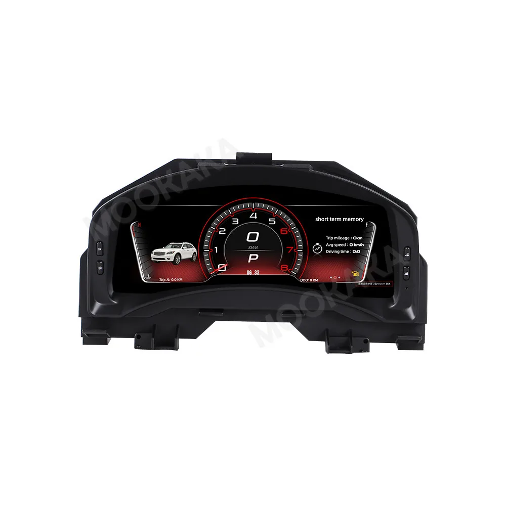 

12.3 Inch LCD Gauges cluster For Infiniti FX35 FX45 2004 - 2008 LCD instrument Plug and Play Virtual cluster Digital Speedometer