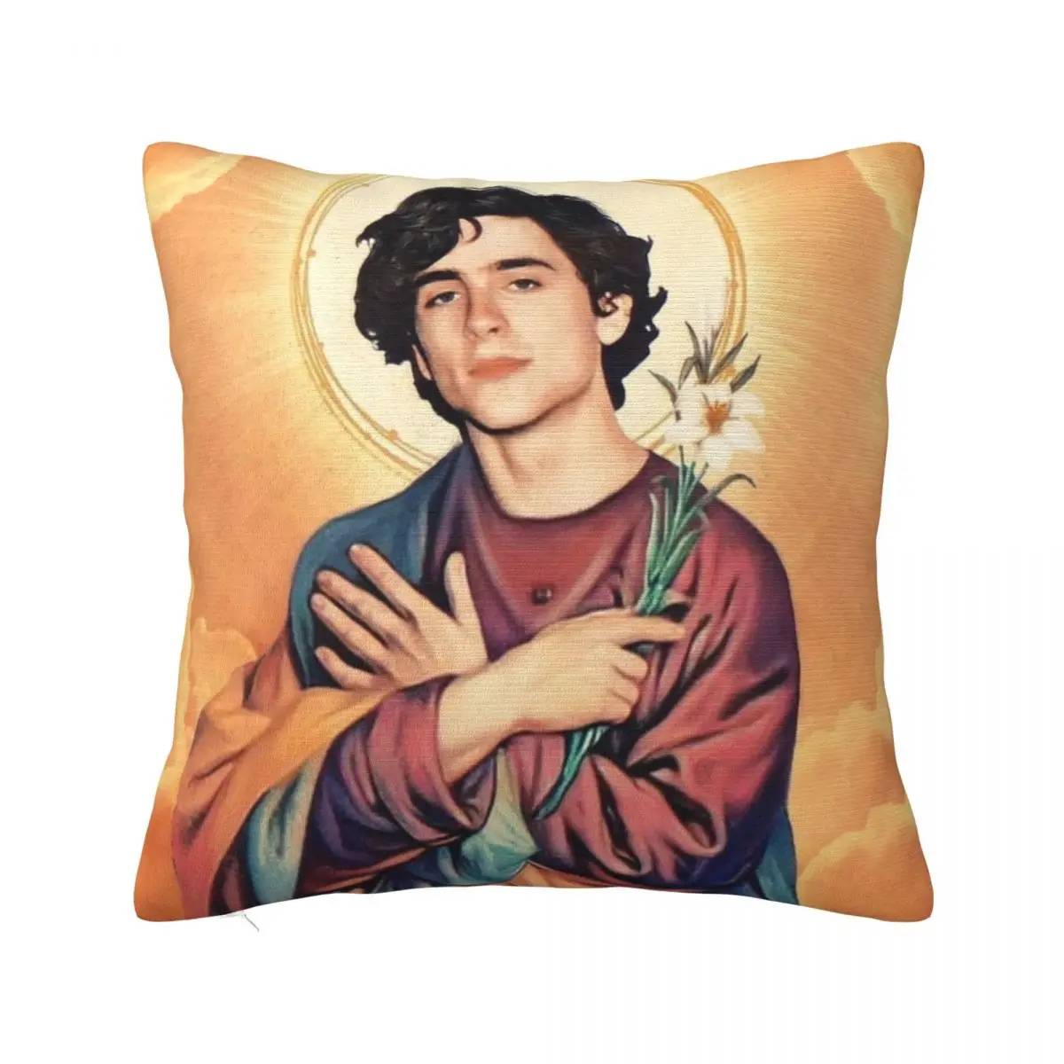 Saint Timothee Chalamet Pillowcase Cushion Cover Decorations Call Me by Your Name Beautiful Boy Timmy Pillow Case Cover Home