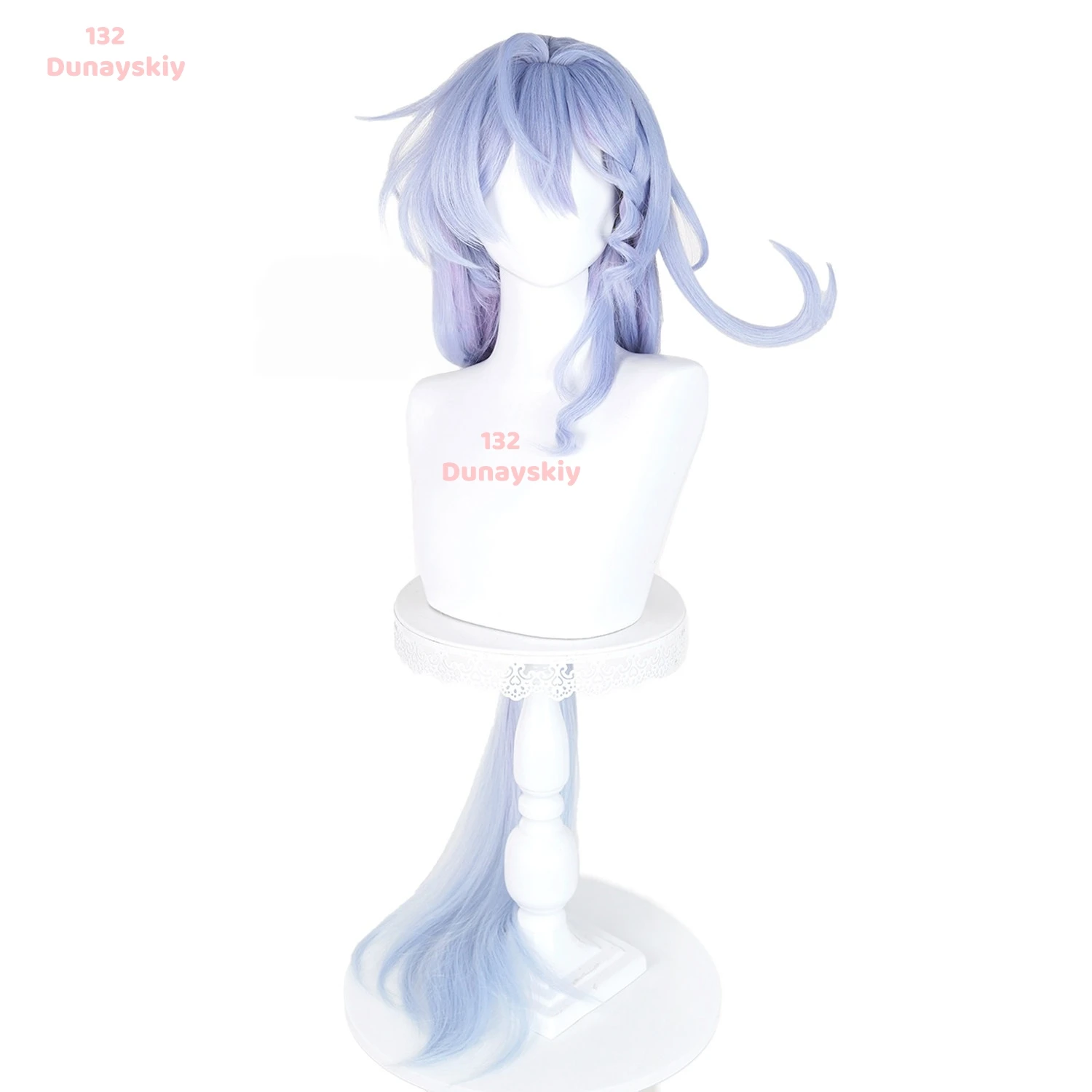 Game Honkai Star Rail Robin Cosplay Costume Wig Summeretto Blue White Beach Outfit Accessories Halloween Carnival Party Shoes view 6