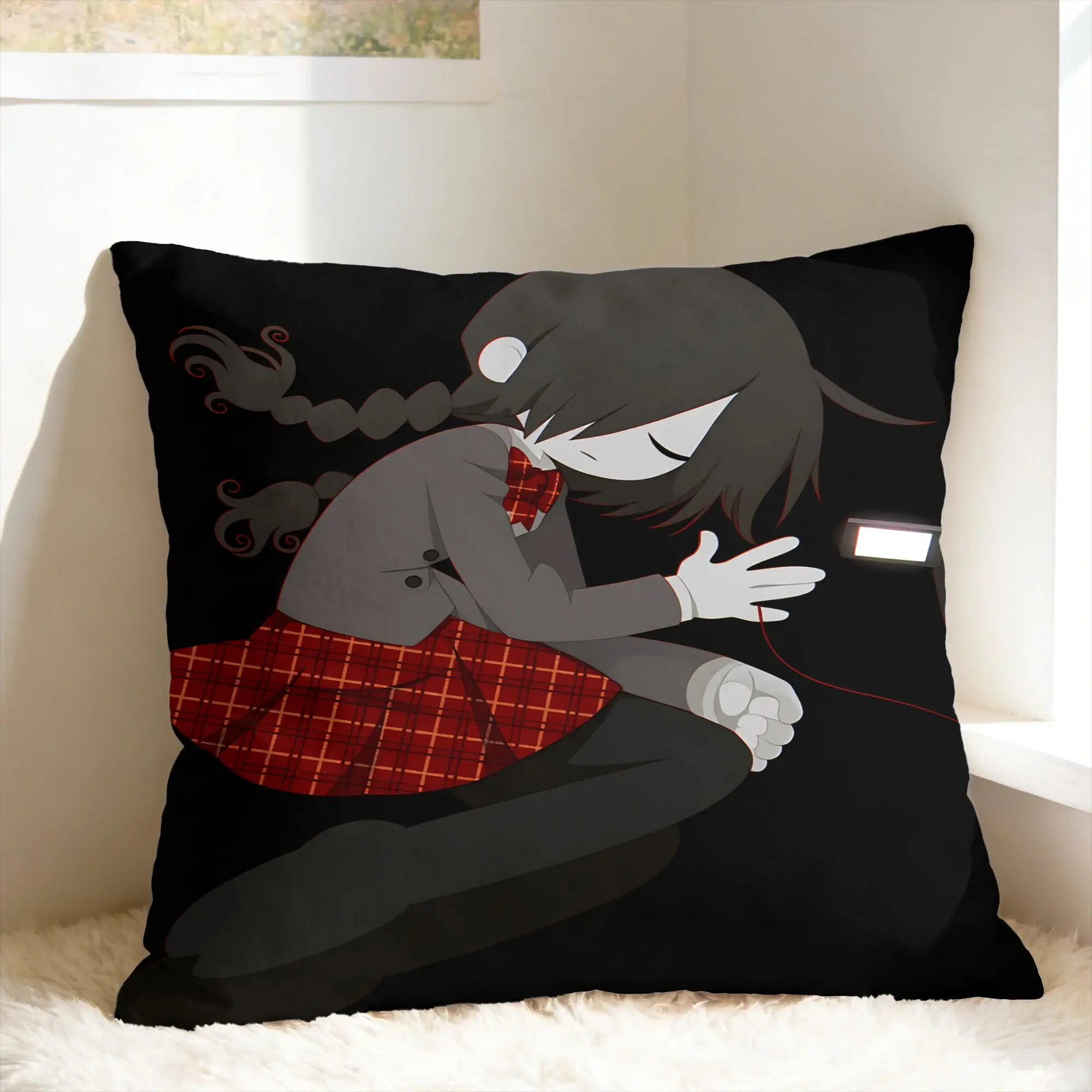 M-mogeko castle Pillow Cover  Kawaii Pillow Case For Sofa Car Home Decor Soft Cushion Cover Birthday Present