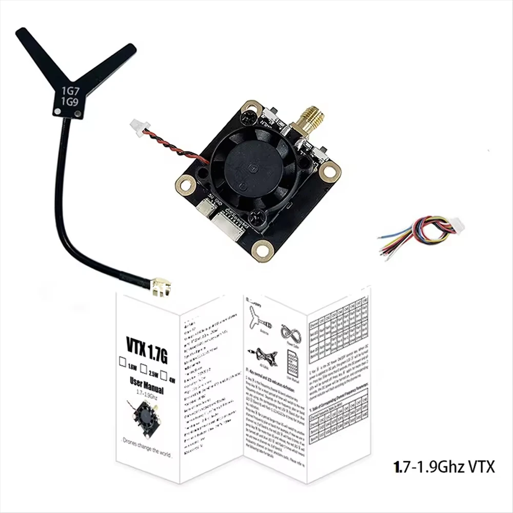 

Skyzone 1.7G 1.6W Goggles VTX VRX 8CH (1680MHz-1960MHz) FPV Video Transmitter Receiver Module PAL/NTSC For Fatshark FPV Goggles
