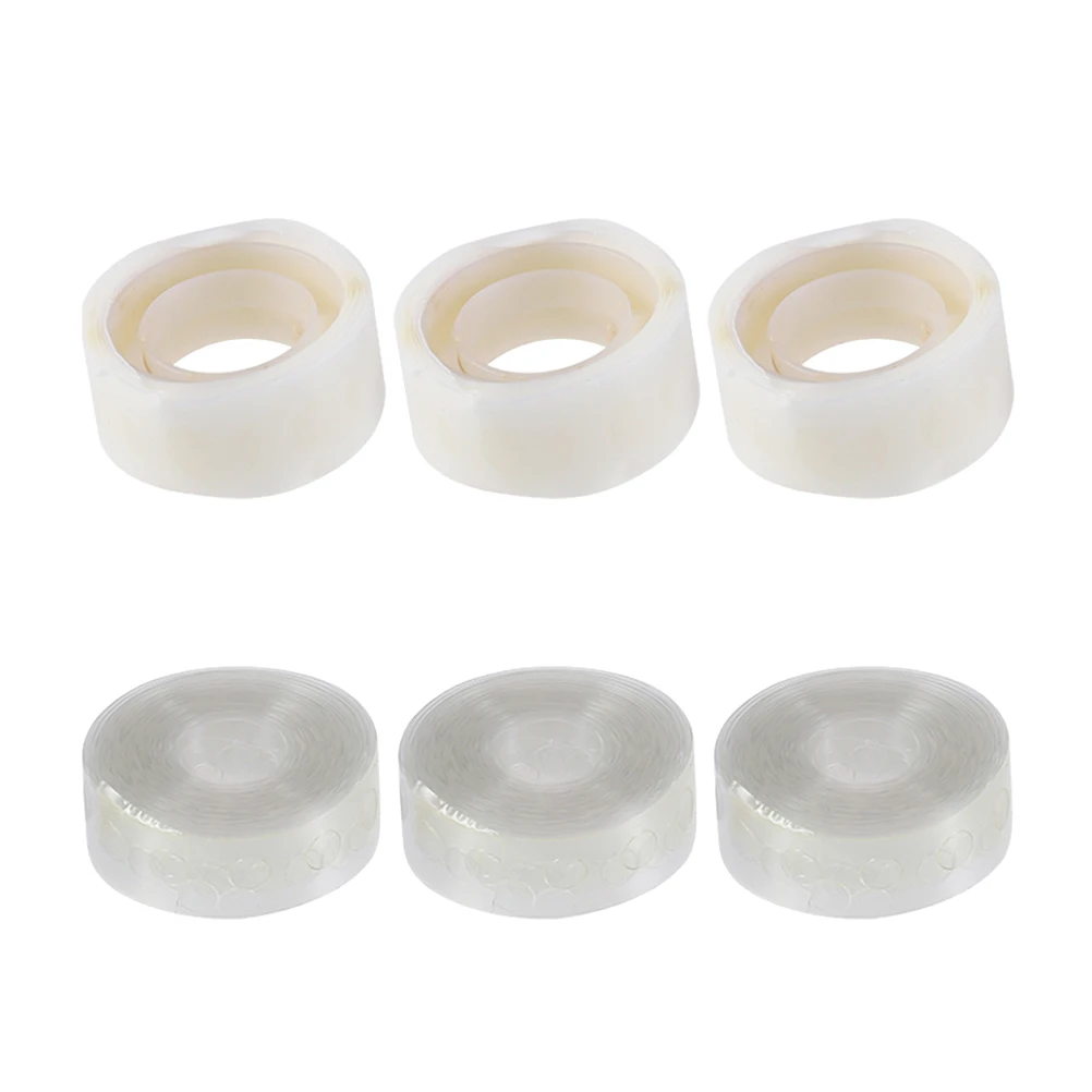 

6 Pcs Balloon Chain Tape Glue Points Adhesive Arch Connect Strip Decorations DIY Crafts Wedding Party Supplies Balloon