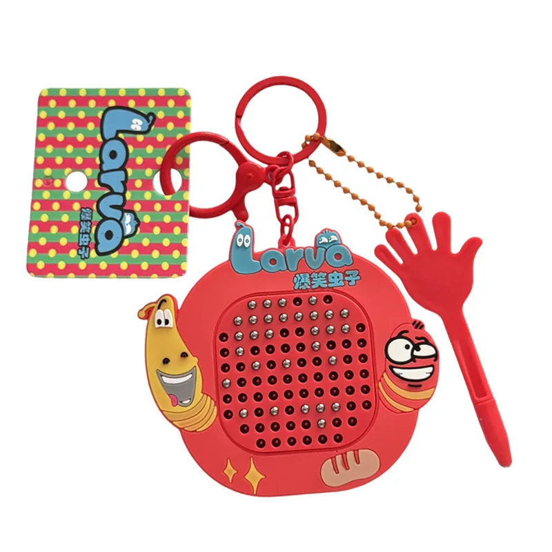 لوحة رسم كروية فولاذية مغناطيسية لتخفيف الضغط من مينسو، سلسلة مفاتيح، قلادة حقيبة مدرسية، هدية سلسلة مفاتيح السيارة