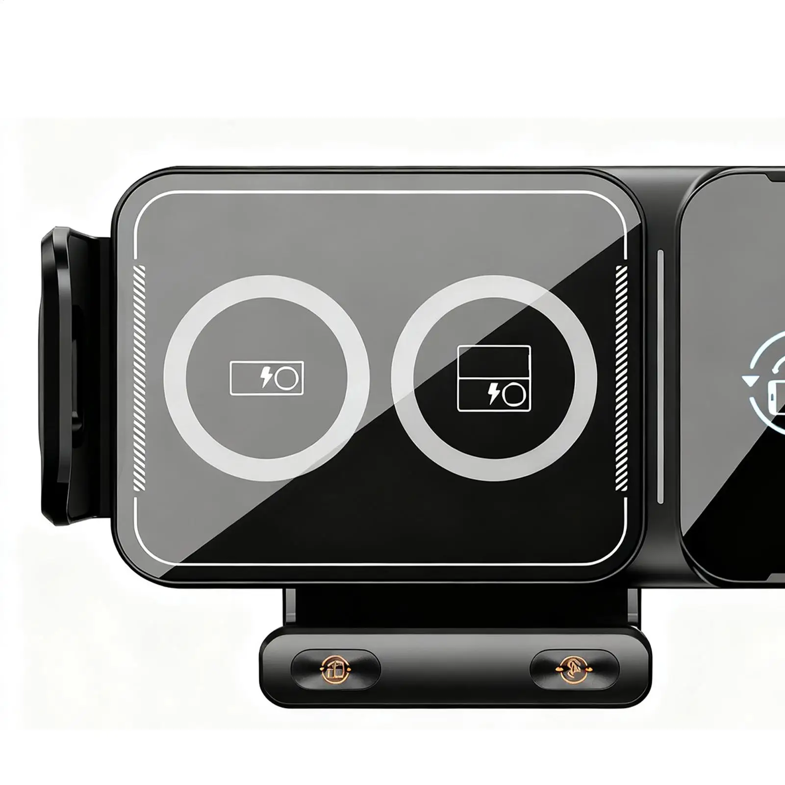 

Автомобильное беспроводное зарядное устройство, вращающееся вентиляционное отверстие, автомобильные подставки, автоматический зажим, автомобильный держатель для телефона для управления музыкой, потоковая передача видео