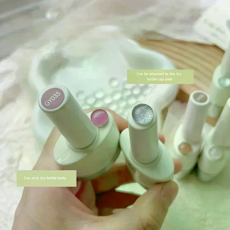 40 stks Glas Kleurenkaart Transparante Tips Ronde Tonen Gel Polish Ontwerpen Nagel Kleur Board Tips Kaart Koreaanse Stijl Manicure Tool