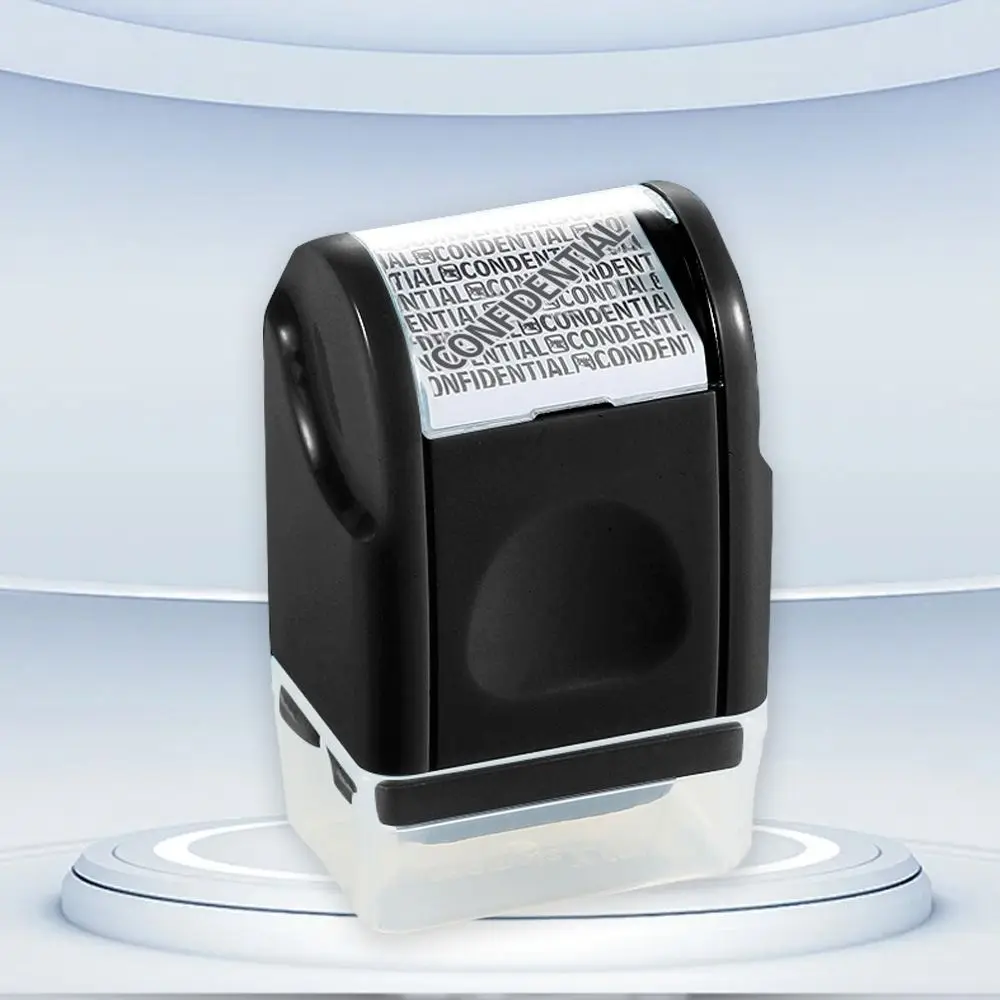Leakproof Identity Theft Protection Roller Stamp Portable Roller Stamp Identity Stamp Roller Garbled Chapter Hide ID