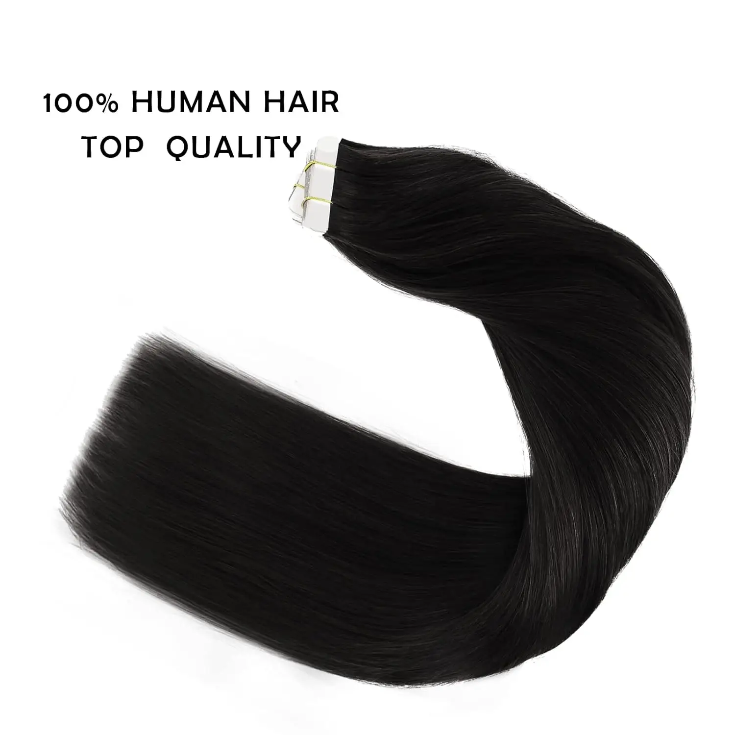 Nastro nelle estensioni dei capelli capelli umani capelli brasiliani 100% estensioni dei capelli umani 20 pezzi capelli lisci per le donne