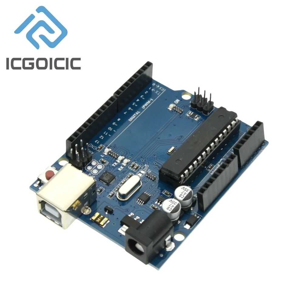 Официальная версия UNO R3 ATMEGA16U2 + чип MEGA328P для платы разработки Arduino UNO R3 + USB-кабель
