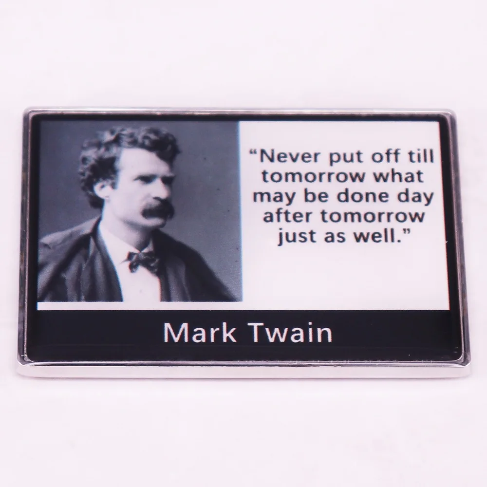 Don't Put It Off Until Tomorrow Inspirational Quotes Refrigerator Magnets Alloy Stickers Epoxy