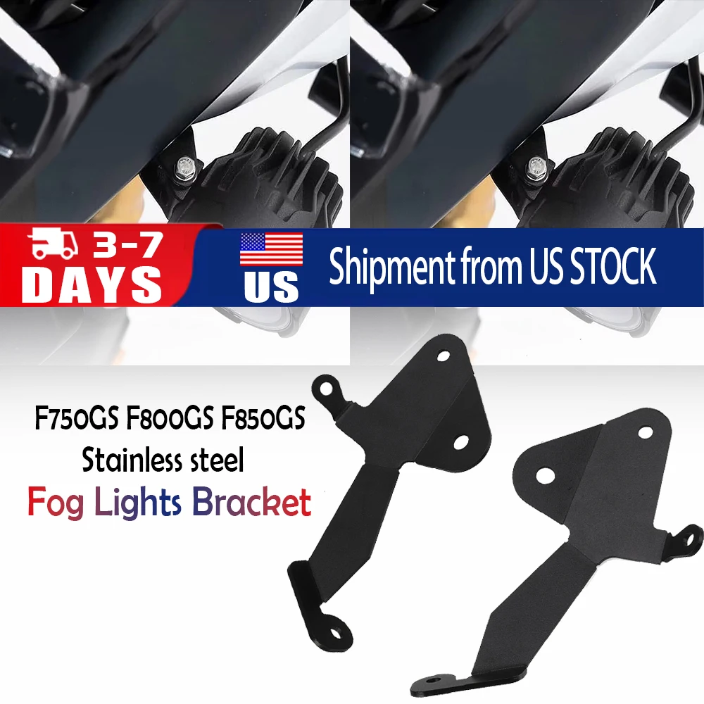 ل BMW F750GS F850GS 2017-2024 أضواء الضباب مساعد قوس ضوء يتصاعد الأضواء قوس بقعة حامل مصباح F800GS 2023-2024 #1