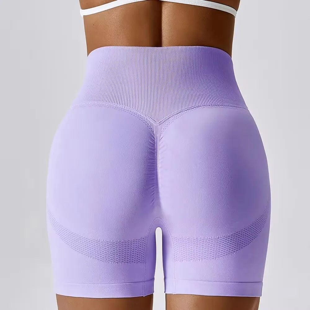 Women Shorts Seamless Sports Shorts For Women Cycling Jogging Fitness High Waist Push Up Gym Shorts Leggings Women Yoga Clothing