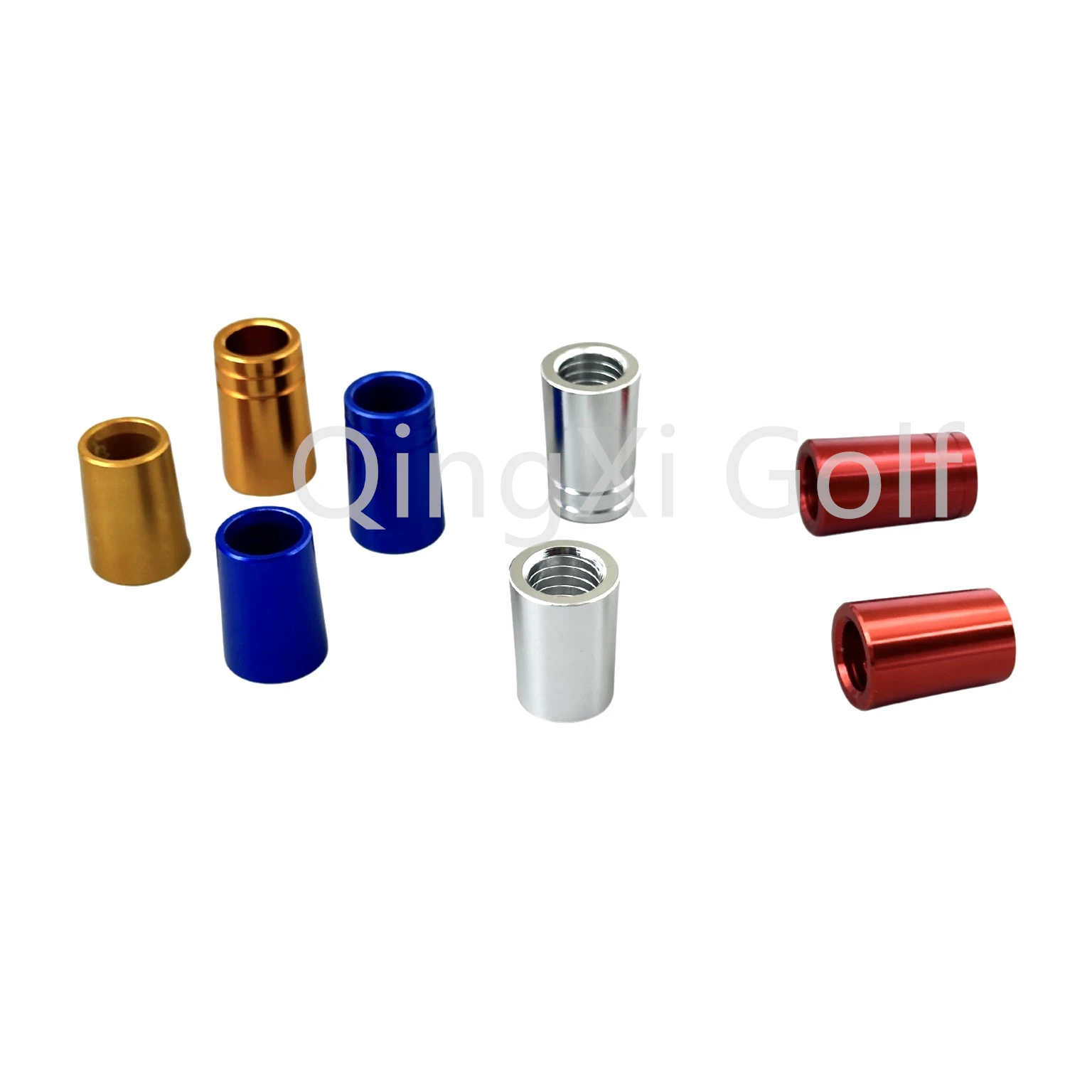 Golf Club Shaft Assembling Accessories Aluminum Material Sleeve Long Ferrules Fit Driver Fairway Wood Hybrid Irons Shaft Head