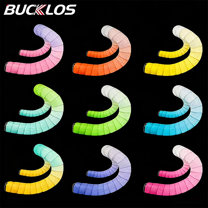 

BUCKLOS Anti-slip Road Bicycle Handlebar Tapes Shock Absorption Bike Handlebar Tape Strap Gradient Comfortable Cycling Bar Belts