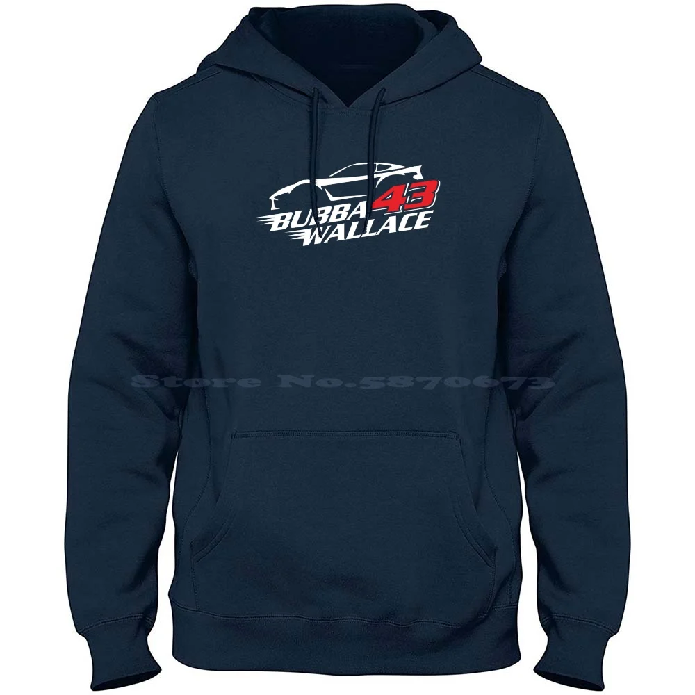 Bubba Wallace 100% Pure Cotton Hoodie Tshirt Racer Racing 23Xi Bw 43 Bubba Wallace Speed Shop Jiffy Lube