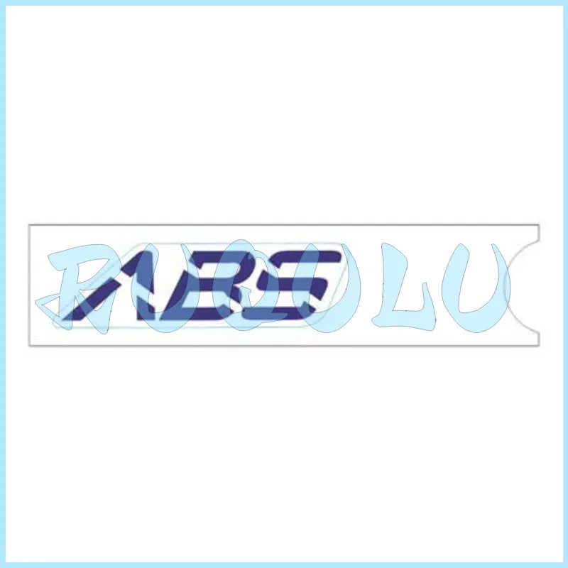 Zt350-gk Front Mudguard Rear Section Sticker (shiny Blue/abs/high Viscosity) 1210343-001000 / 1210343-002000 For Zontes