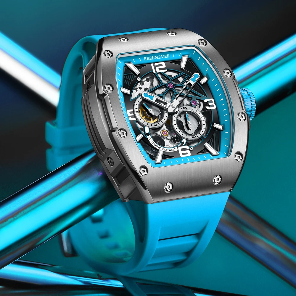 Zegarek mechaniczny LIGE FeelN – Skeleton Mechanical Watch recenzja i cena