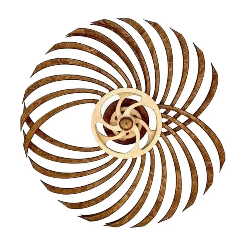 

Moving Wall Art Kinetic Art 3D Sculpture Wall Decor Wind Sculptures & Spinners Meditation And Spiritual Decor Rotatable Windmill