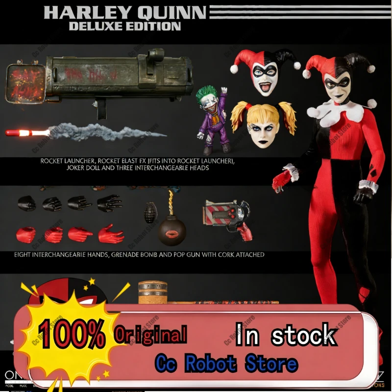

[In Stock] Mezco ONE:12 Batman Arkham Joker Harley Anime Figurine Model Toy Children's Gift
