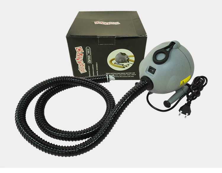 Air Pump 1000W, CE Certified Electrical Inflator and Deflator, High Power Compressor for Tires, Balloons, Inflatables