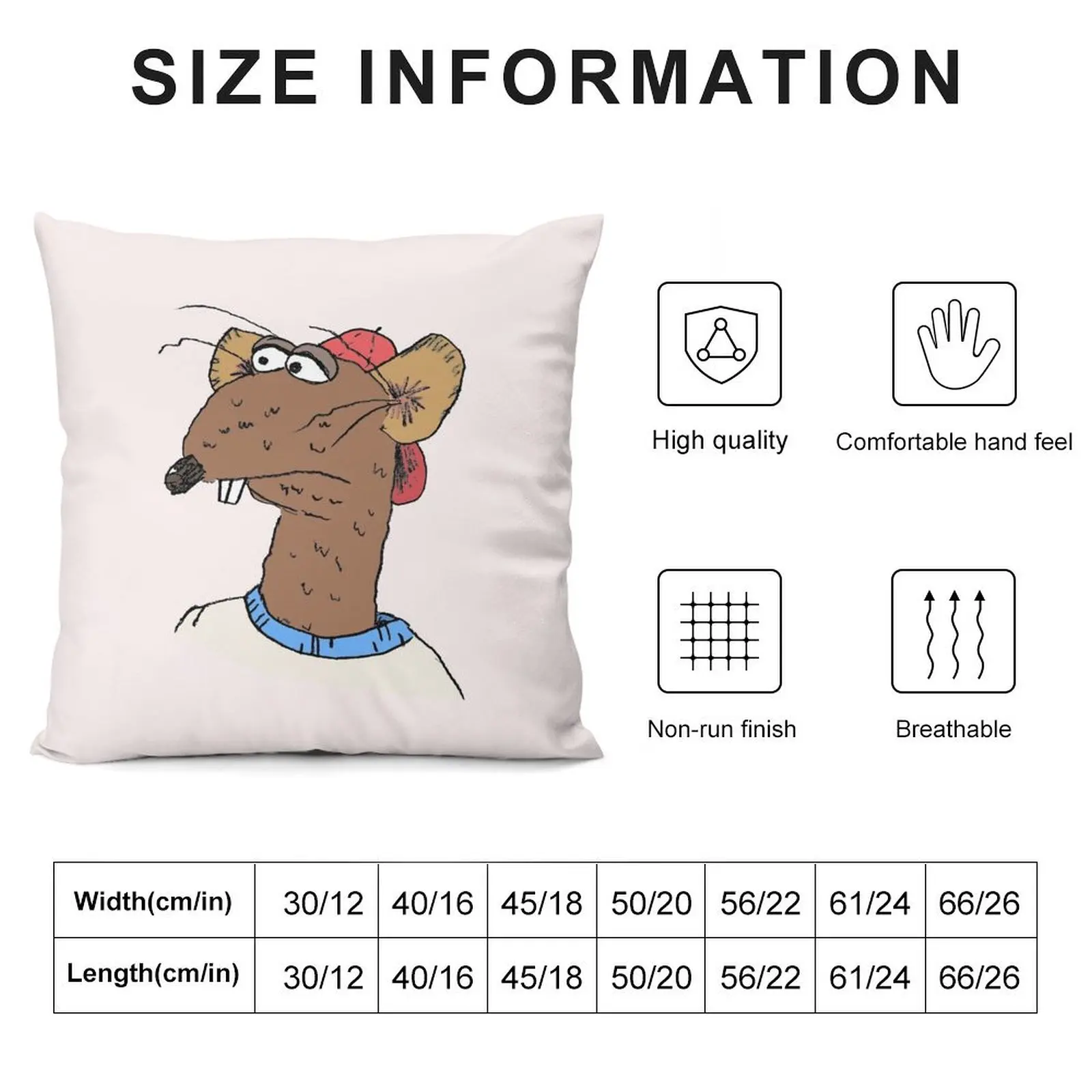 rizzo the rat Throw Pillow Decorative Cushions For Luxury Sofa pillows decor home pillow