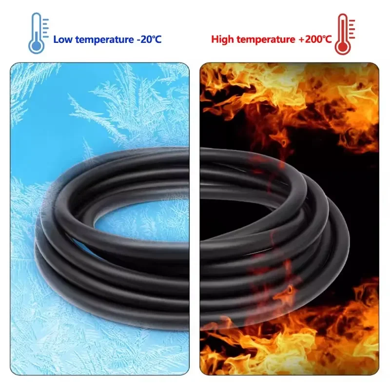 1~5m FKM Fluorkautschuk-Schlauch Viton-Schlauch Hochtemperatur-Ölbeständiger Schlauch Auto-Kraftstoffleitung Chemikalienbeständige Rohre – Detail 3