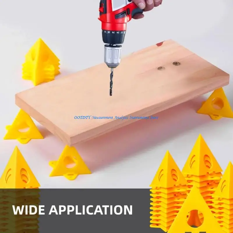 367D 36Pcs Pyramid Painting Stands Plastic Mini Paint Stand Painting Triangle Stand Set High Strength Canvas Support