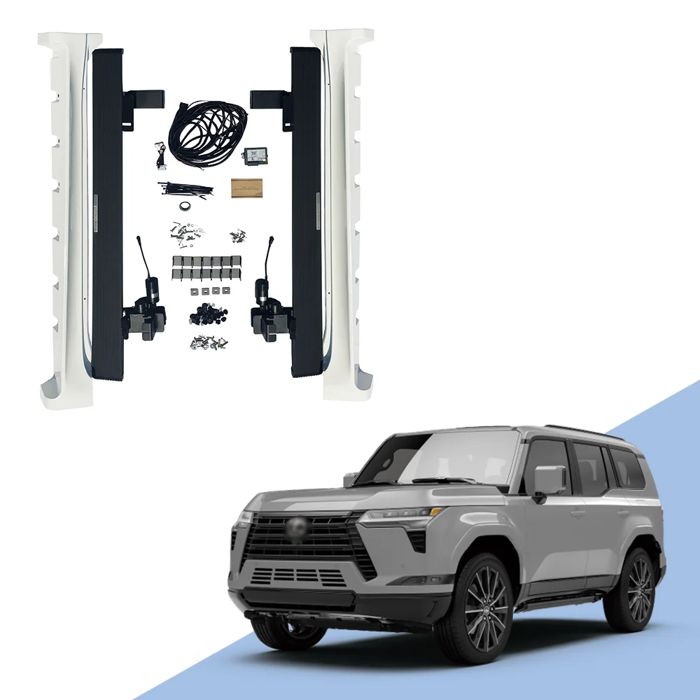 

Auto Power Side Steps for Lexus GX550 Factory-Made Power Running Boards with Side Skirts