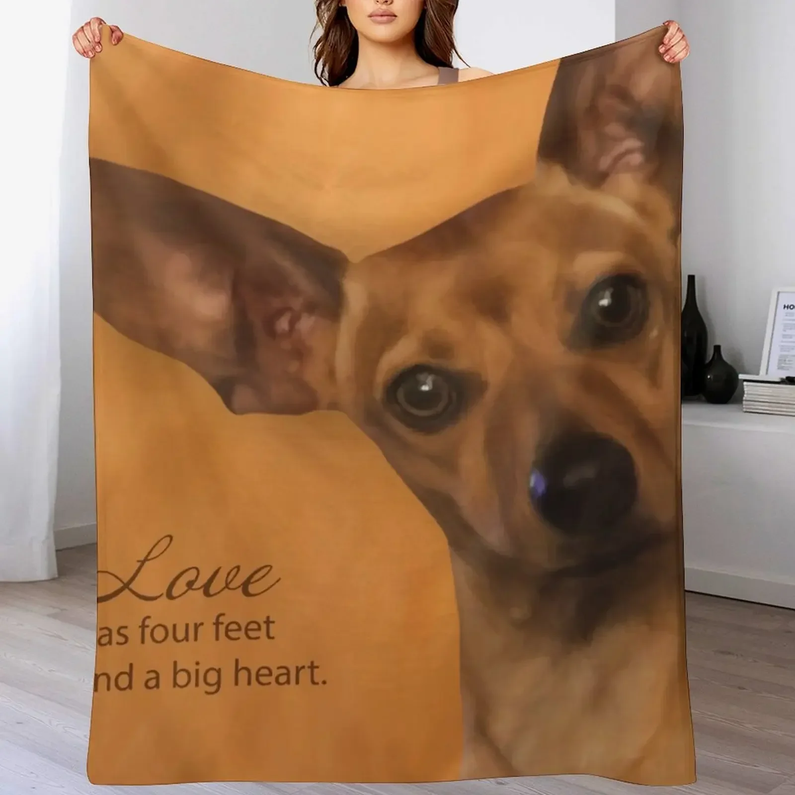 

Chompers! Chiweenie! Throw Blanket cosplay anime Flannel Blankets