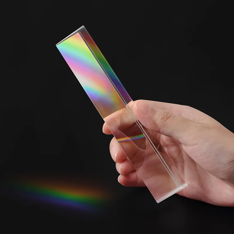 Prism optical glass prism rainbow photography teaching experimental equipment optical lens rhombus mirror