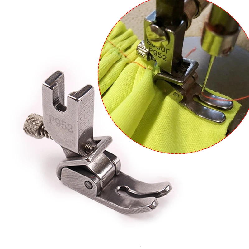 P952 S952 Gathering Shirring Foot Tightness Adjustable Feet for Industrial Single Needle Lockstitch Sewing Machine Accessories