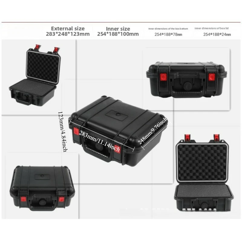 Drone toolbox DIY toolbox, waterproof box, multi-functional industrial grade portable toolbox, small portable toolbox safety box