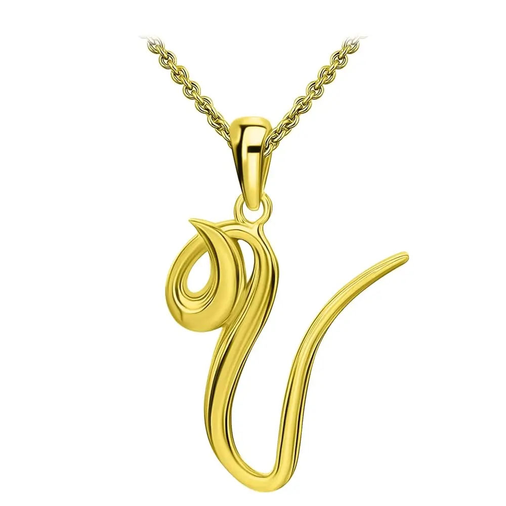 

Ожерелье с инициалом SEA OF ICE, ожерелье с подвеской в виде буквы алфавита, ожерелье из стерлингового серебра, золота, розового золота для женщин, El