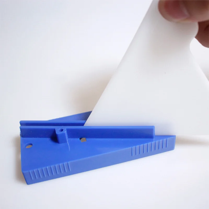 Picture 6: Car Wrap Plastic Squeegee Trimmer Window Tinting Tool Skiving Edge Sharpener Hard Card Plastic Scraper Sharpening Tool 1-3pcs