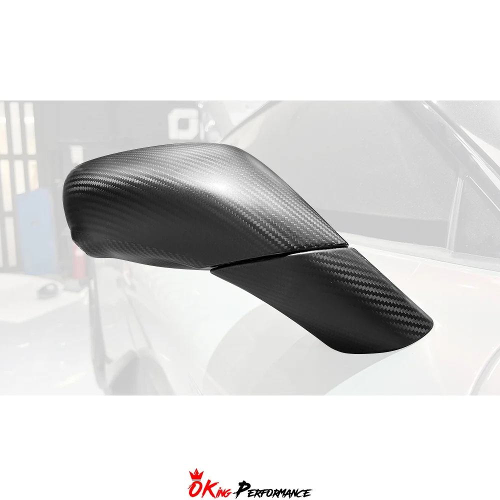 

OEM Style Dry Carbon Fiber Replacement Side Mirror Cover for Maserati MC20