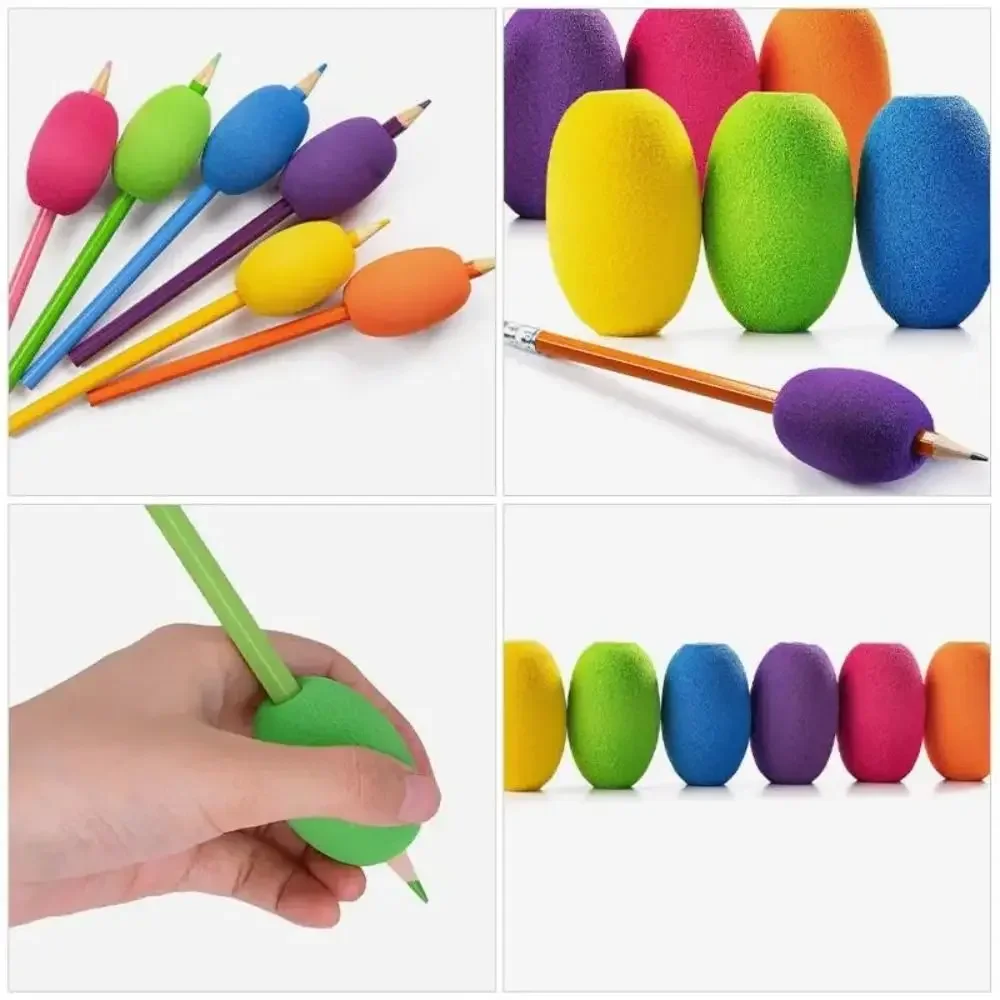 Posture Trainers Sponge Pencil Holder Stylus Grips Handwriting Pencils Correctors Pen Case Flexible Writing Corrector Grip