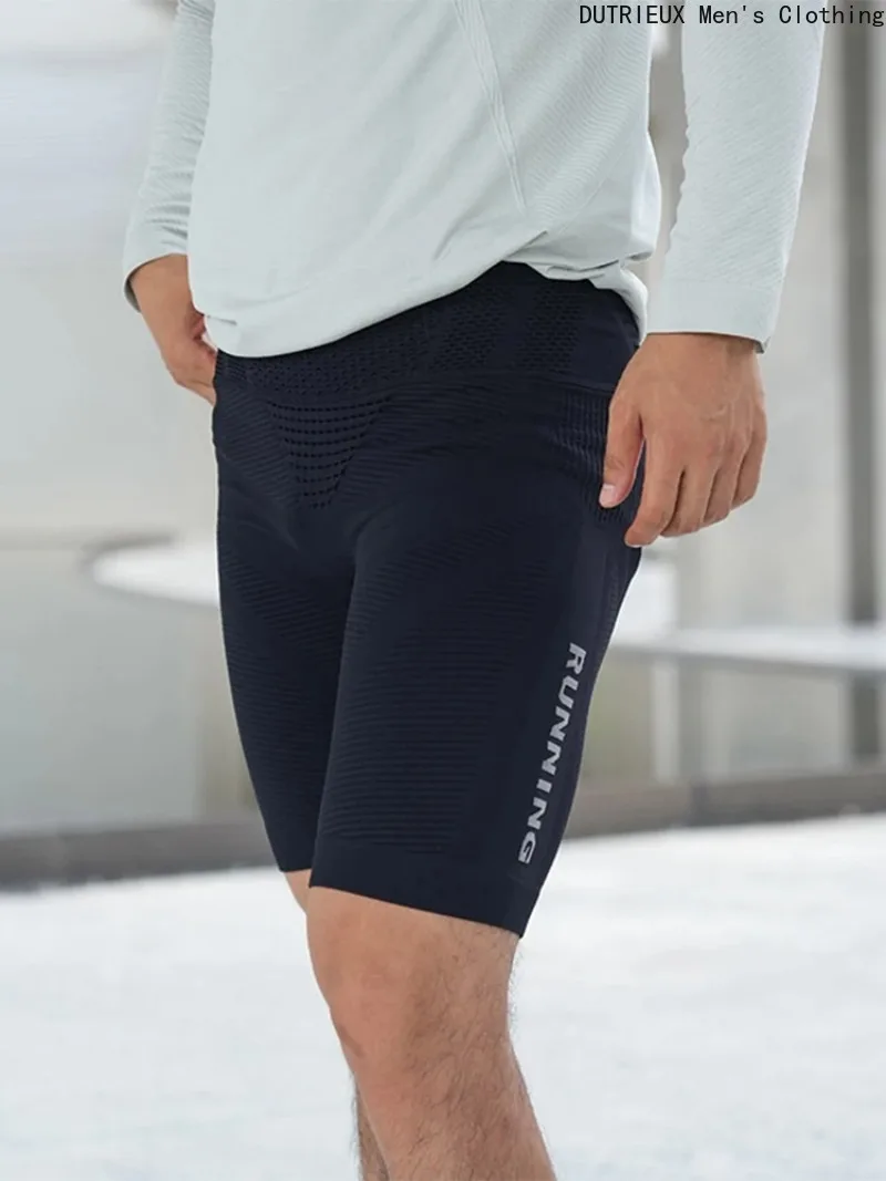 

Elastic and Comfortable Fitness Running Cycling Shorts, Men's Sexy Tight Shorts, Casual Quick-drying Swimming and Sports Pants