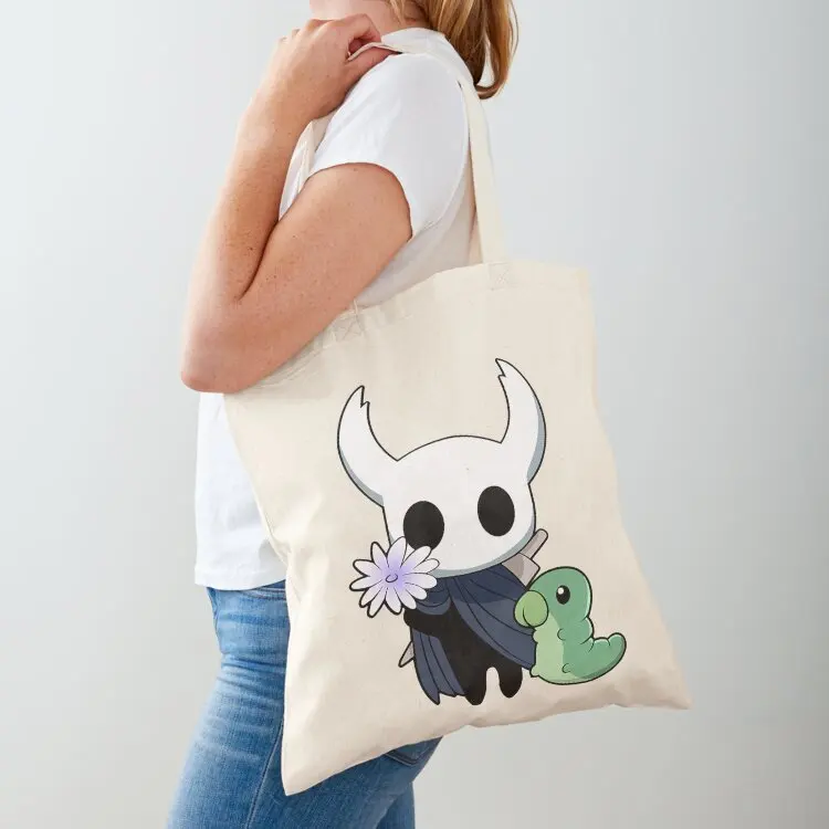 

hollow knight Tote Bag tote bag screen cloth bag woman supermarket folding Lady
