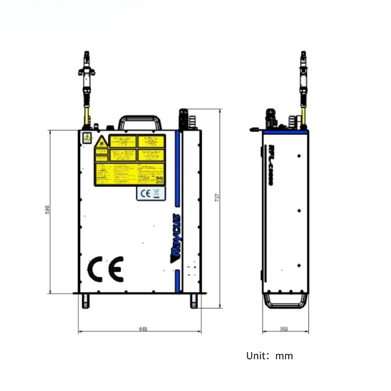 Raycus RFL-C3000S-CE 3000W Global-Series CW Fiber Source for Cutting Welding Machine